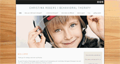 Desktop Screenshot of childbehavioraltherapy.com