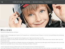 Tablet Screenshot of childbehavioraltherapy.com